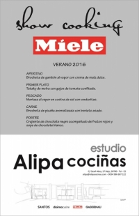 EL 15 DE JULIO CELEBRAREMOS UN NUEVO SHOWCOOKING CON MIELE