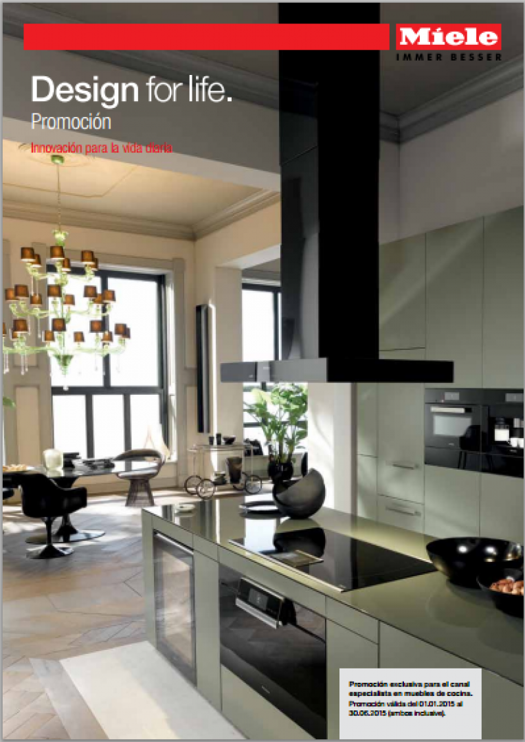CON LA PROMOCIN "DESIGN FOR LIFE" DE MIELE